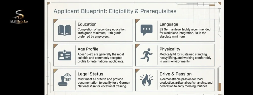 Eligibility Criteria for Bakery Ausbildung in Germany